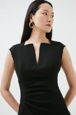 Best Sale π Karen Millen Compact Stretch Envelope Neck Pencil Midi π Dress π 15 Best Sale π Karen Millen Compact Stretch Envelope Neck Pencil Midi π Dress π -Dresses Sales Store akk95241 black xl 1 1