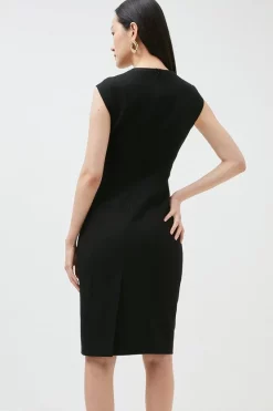 Best Sale π Karen Millen Compact Stretch Envelope Neck Pencil Midi π Dress π 16 Best Sale π Karen Millen Compact Stretch Envelope Neck Pencil Midi π Dress π -Dresses Sales Store akk95241 black xl 2