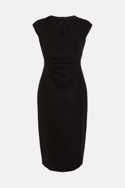 Best Sale π Karen Millen Compact Stretch Envelope Neck Pencil Midi π Dress π 18 Best Sale π Karen Millen Compact Stretch Envelope Neck Pencil Midi π Dress π -Dresses Sales Store akk95241 black xl 3
