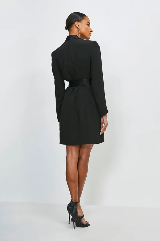 Top 10 π Karen Millen Tuxedo Wrap Mini π Dress π 4 Top 10 π Karen Millen Tuxedo Wrap Mini π Dress π - Image 3