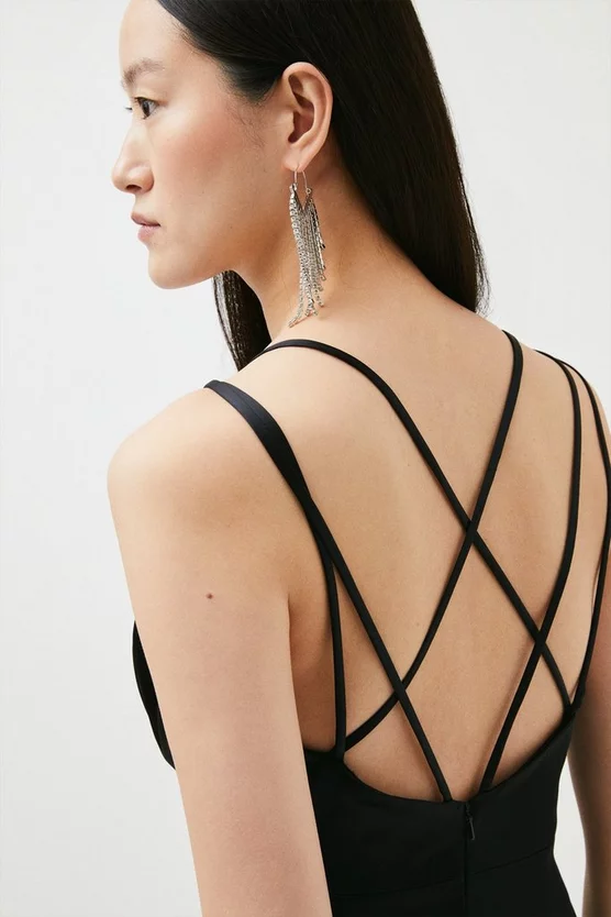 Coupon π Karen Millen Italian Structured Satin Strappy Maxi π Dress β€οΈ 4 Coupon π Karen Millen Italian Structured Satin Strappy Maxi π Dress β€οΈ - Image 2