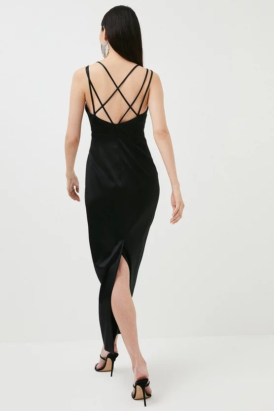 Coupon π Karen Millen Italian Structured Satin Strappy Maxi π Dress β€οΈ 5 Coupon π Karen Millen Italian Structured Satin Strappy Maxi π Dress β€οΈ - Image 3