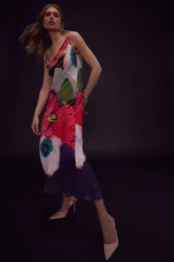 Best deal π Karen Millen Apotheosis Strappy Woven Slip π Dress π