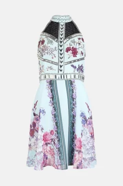 Brand new 😍 Karen Millen Mirrored Floral Bead & Embroidered Woven Mini 🔔 -Dresses Sales Store bkk01605 floral xl 3