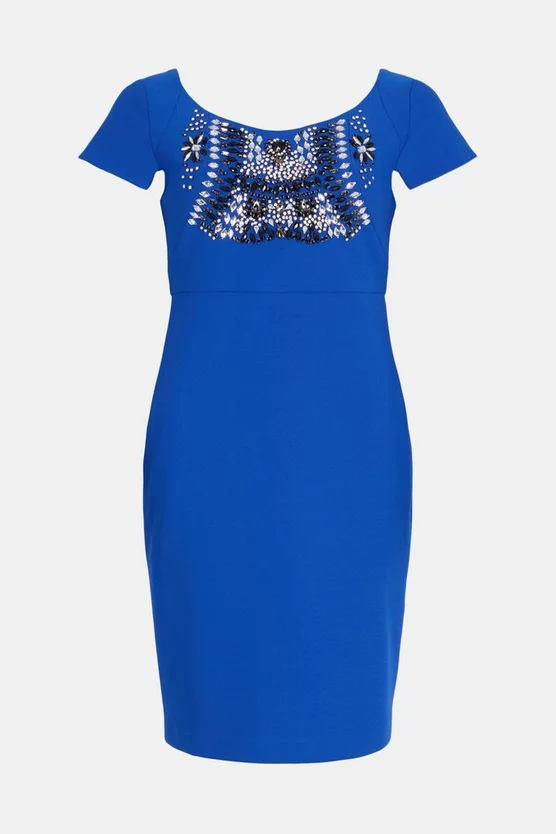 Discount ๐ฅฐ Karen Millen Embellished Scoop Figure Form Crepe Midi ๐ Dress โ๏ธ 6 Discount ๐ฅฐ Karen Millen Embellished Scoop Figure Form Crepe Midi ๐ Dress โ๏ธ - Image 4