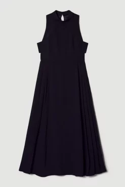 Outlet β¨ Karen Millen Soft Tailored Pleated Panel Midaxi π Dress π 14 Outlet β¨ Karen Millen Soft Tailored Pleated Panel Midaxi π Dress π -Dresses Sales Store bkk01991 black xl 3