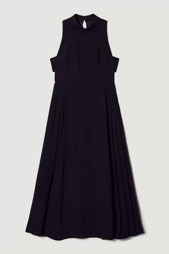 Outlet β¨ Karen Millen Soft Tailored Pleated Panel Midaxi π Dress π 5 Outlet β¨ Karen Millen Soft Tailored Pleated Panel Midaxi π Dress π - Image 4