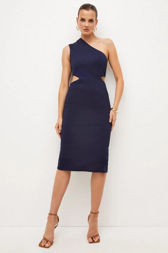 Discount π Karen Millen Italian Structured Jersey Asymmetric Midi π Dress π 3 Discount π Karen Millen Italian Structured Jersey Asymmetric Midi π Dress π