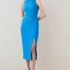 Wholesale 🔥 Karen Millen Italian Structured Jersey Cut Out Pencil Midi 👗 Dress 🛒 -Dresses Sales Store bkk03709 bright20blue xl