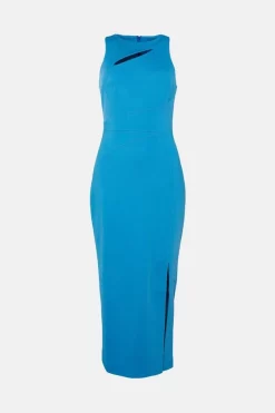 Wholesale 🔥 Karen Millen Italian Structured Jersey Cut Out Pencil Midi 👗 Dress 🛒 -Dresses Sales Store bkk03709 bright20blue xl 3
