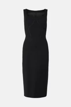 Best Sale β¨ Karen Millen Italian Structured Jersey Corset Detail Midi π Dress β 11 Best Sale β¨ Karen Millen Italian Structured Jersey Corset Detail Midi π Dress β -Dresses Sales Store bkk03711 black xl 3