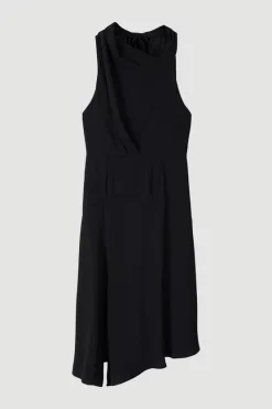 Best Pirce 🎉 Karen Millen Soft Tailored Sleeveless Midi 👗 Dress 🔥 -Dresses Sales Store bkk04427 black xl 3
