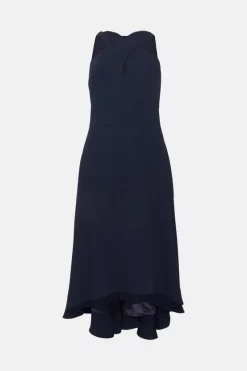 Best deal โจ Karen Millen Soft Tailored Cross Over Neck High Low Midi ๐ Dress ๐ 11 Best deal โจ Karen Millen Soft Tailored Cross Over Neck High Low Midi ๐ Dress ๐ -Dresses Sales Store bkk04429 navy xl 3