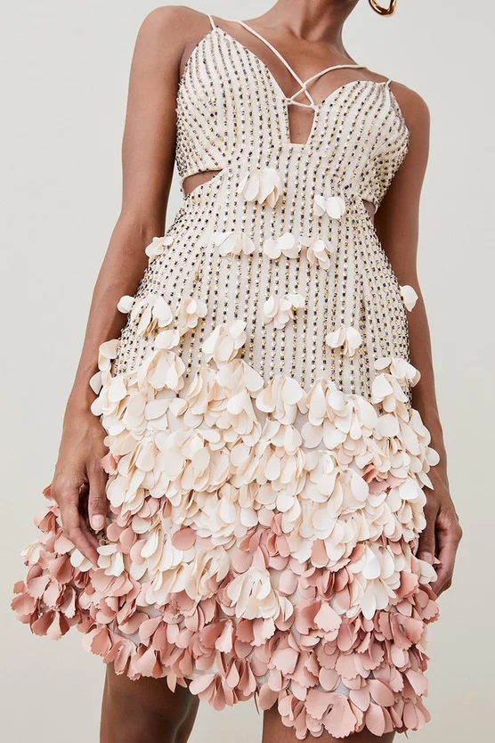 Top 10 π Karen Millen Crystal Applique Deep V Woven Mini π Dress π 7 Top 10 π Karen Millen Crystal Applique Deep V Woven Mini π Dress π - Image 5