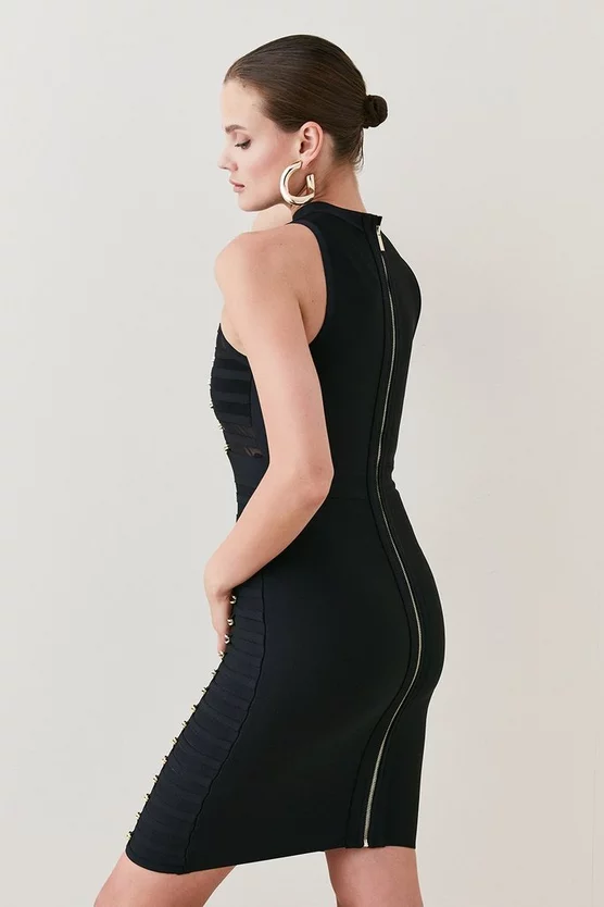 Brand new π Karen Millen All Over Trimmed Bandage And Mesh Mini π Dress π 5 Brand new π Karen Millen All Over Trimmed Bandage And Mesh Mini π Dress π - Image 3