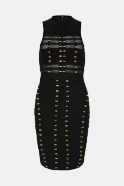 Brand new π Karen Millen All Over Trimmed Bandage And Mesh Mini π Dress π 12 Brand new π Karen Millen All Over Trimmed Bandage And Mesh Mini π Dress π -Dresses Sales Store bkk04774 black xl 3
