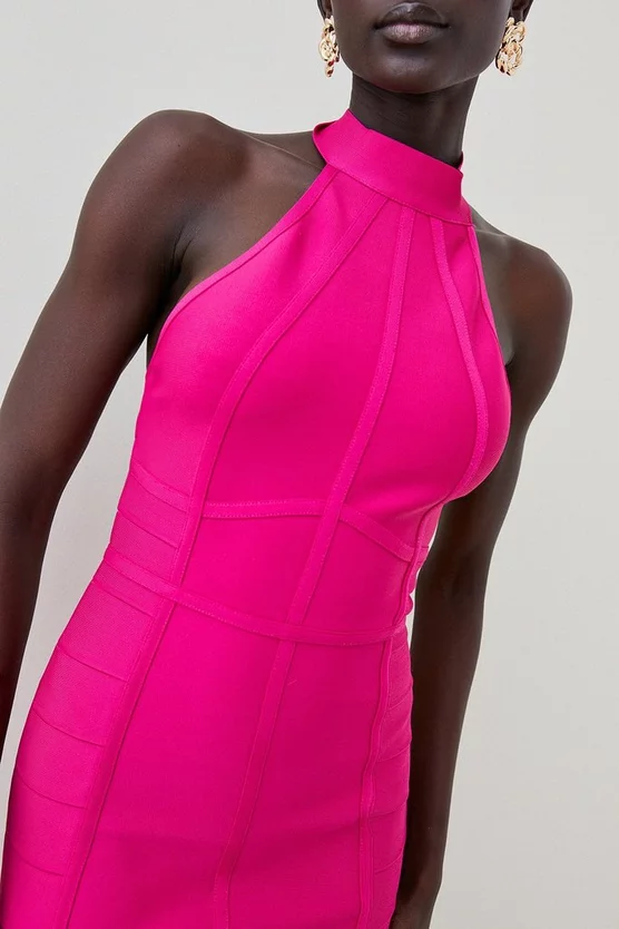 Outlet ๐งจ Karen Millen Bandage Knit Halter Neck Figure Form ๐ Dress ๐คฉ 4 Outlet ๐งจ Karen Millen Bandage Knit Halter Neck Figure Form ๐ Dress ๐คฉ - Image 2