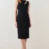 Outlet π₯° Karen Millen Compact Stretch Chain Detail Pencil Midi π Dress π₯° 1 Outlet π₯° Karen Millen Compact Stretch Chain Detail Pencil Midi π Dress π₯° -Dresses Sales Store bkk06492 black xl
