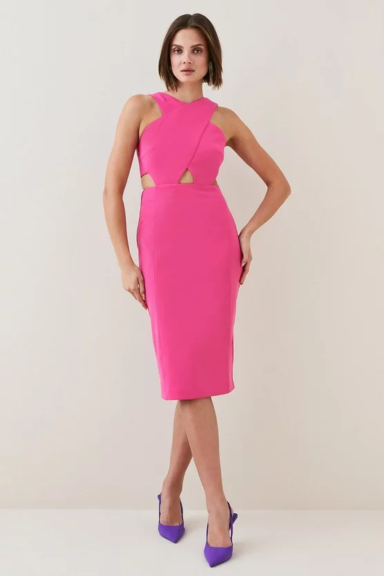 Brand new β Karen Millen Figure Form Cross Front Woven π Dress βοΈ 5 Brand new β Karen Millen Figure Form Cross Front Woven π Dress βοΈ - Image 3