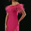 Discount π Karen Millen Compact Stretch Feather Bardot Mini π Dress π 1 Discount π Karen Millen Compact Stretch Feather Bardot Mini π Dress π -Dresses Sales Store bkk06749 pink xl