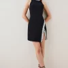 Best Pirce 😀 Karen Millen Tall Crystal Embellished Woven Mini 👗 Dress 🔔 -Dresses Sales Store bkk06833 black xl