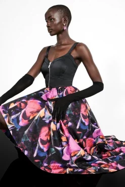 Coupon π Karen Millen Marble Jacquard Corset Bodice Woven π Dress π 12 Coupon π Karen Millen Marble Jacquard Corset Bodice Woven π Dress π -Dresses Sales Store bkk07093 multi xl 4