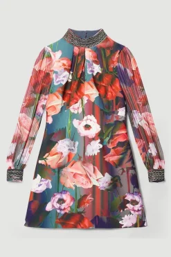 New π― Karen Millen Diamante Trim Floral Woven Mini π Dress π€© 11 New π― Karen Millen Diamante Trim Floral Woven Mini π Dress π€© -Dresses Sales Store bkk07113 floral xl 3