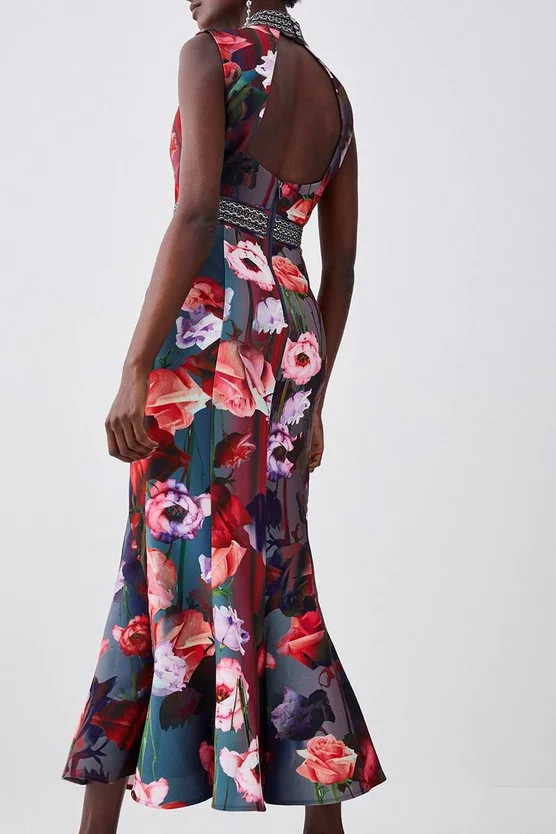 Coupon π Karen Millen Diamante Trim Floral Woven Maxi π Dress π 5 Coupon π Karen Millen Diamante Trim Floral Woven Maxi π Dress π - Image 3