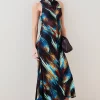 Best Pirce π€© Karen Millen Petite Marble Viscose Satin High Neck Maxi π Dress π₯° 1 Best Pirce π€© Karen Millen Petite Marble Viscose Satin High Neck Maxi π Dress π₯° -Dresses Sales Store bkk07141 multi xl