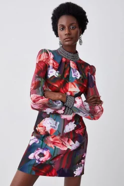 Coupon 𧨠Karen Millen Tall Diamante Trim Floral Woven Mini π Dress π 12 Coupon 𧨠Karen Millen Tall Diamante Trim Floral Woven Mini π Dress π -Dresses Sales Store bkk07224 floral xl 4