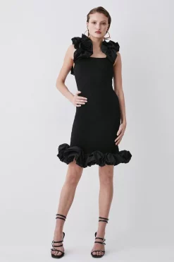 Buy π Karen Millen Taffeta Detail Ponte Mini π Dress π