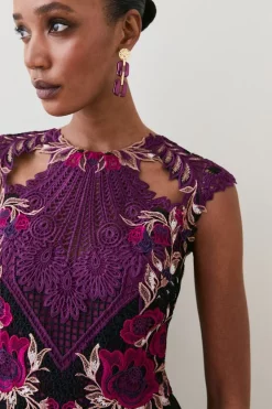 Best reviews of β€οΈ Karen Millen Metallic Guipure Lace Mirrored Mini π Dress π€© 11 Best reviews of β€οΈ Karen Millen Metallic Guipure Lace Mirrored Mini π Dress π€© -Dresses Sales Store bkk07370 purple xl 2