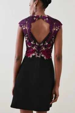 Best reviews of β€οΈ Karen Millen Metallic Guipure Lace Mirrored Mini π Dress π€© 13 Best reviews of β€οΈ Karen Millen Metallic Guipure Lace Mirrored Mini π Dress π€© -Dresses Sales Store bkk07370 purple xl 4