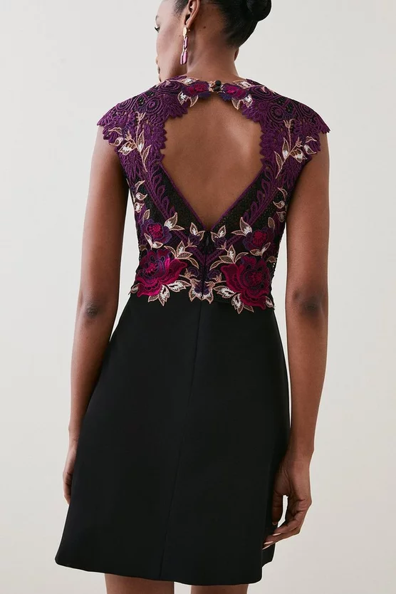 Best reviews of β€οΈ Karen Millen Metallic Guipure Lace Mirrored Mini π Dress π€© 7 Best reviews of β€οΈ Karen Millen Metallic Guipure Lace Mirrored Mini π Dress π€© - Image 5