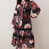 Cheap 👍 Karen Millen Plus Size Floral Mix Lace & Embroidery Maxi 👗 Dress 💯