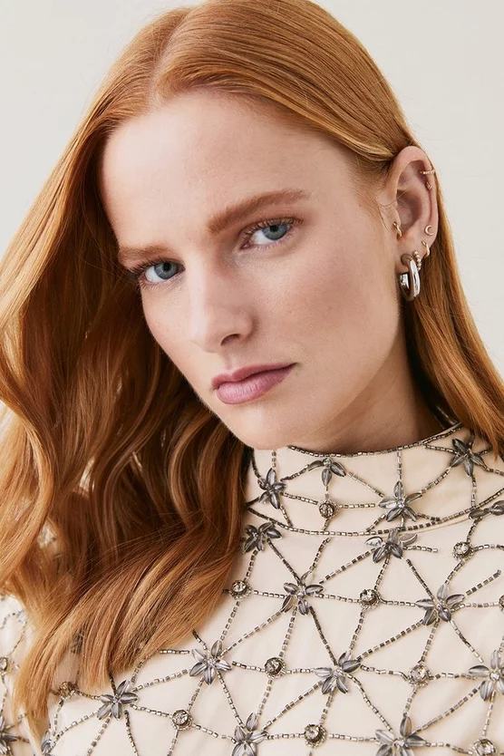 Discount π€© Karen Millen Lydia Millen Embellished Tie Neck Detail Woven Mini π Dress β€οΈ 5 Discount π€© Karen Millen Lydia Millen Embellished Tie Neck Detail Woven Mini π Dress β€οΈ - Image 3