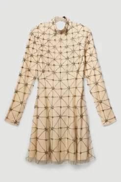 Discount π€© Karen Millen Lydia Millen Embellished Tie Neck Detail Woven Mini π Dress β€οΈ 12 Discount π€© Karen Millen Lydia Millen Embellished Tie Neck Detail Woven Mini π Dress β€οΈ -Dresses Sales Store bkk07409 ivory xl 4