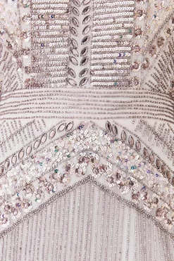 New 🥰 Karen Millen Embellished Halter Fringed Mini 👗 Dress 🎁 -Dresses Sales Store bkk07531 blush xl 6