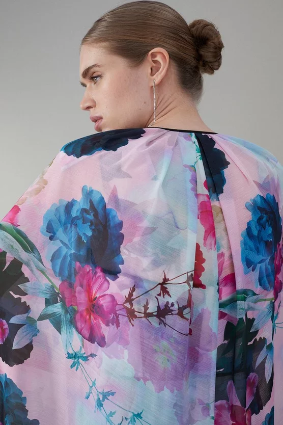 Top 10 β Karen Millen Floral Pleat Corset Cape Woven Maxi π Dress π 7 Top 10 β Karen Millen Floral Pleat Corset Cape Woven Maxi π Dress π - Image 5