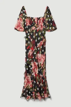 Coupon 𧨠Karen Millen Tall Spot Floral Chiffon Square Neck Ruffle Maxi π Dress β¨ 10 Coupon 𧨠Karen Millen Tall Spot Floral Chiffon Square Neck Ruffle Maxi π Dress β¨ -Dresses Sales Store bkk07736 multi xl 3
