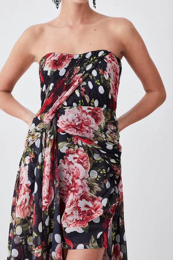 Best reviews of β€οΈ Karen Millen Petite Spot Floral Chiffon Drama Hem Mini π Dress π 4 Best reviews of β€οΈ Karen Millen Petite Spot Floral Chiffon Drama Hem Mini π Dress π - Image 2