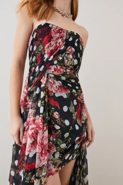 Best Sale π₯ Karen Millen Spot Floral Chiffon Drama Hem Mini π Dress π 14 Best Sale π₯ Karen Millen Spot Floral Chiffon Drama Hem Mini π Dress π -Dresses Sales Store bkk07799 multi xl 5