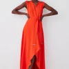 Buy โค๏ธ Karen Millen Tall Compact Stretch Viscose Waterfall Midi ๐ Dress ๐งจ 2 Buy โค๏ธ Karen Millen Tall Compact Stretch Viscose Waterfall Midi ๐ Dress ๐งจ -Dresses Sales Store bkk08006 red20orange xl