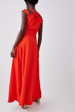 Buy β€οΈ Karen Millen Tall Compact Stretch Viscose Waterfall Midi π Dress 𧨠14 Buy β€οΈ Karen Millen Tall Compact Stretch Viscose Waterfall Midi π Dress 𧨠-Dresses Sales Store bkk08006 red20orange xl 5