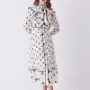 Hot Sale π Karen Millen Mixed Dot Piped Ruffle Georgette Midi π Dress π 1 Hot Sale π Karen Millen Mixed Dot Piped Ruffle Georgette Midi π Dress π -Dresses Sales Store bkk08092 white xl