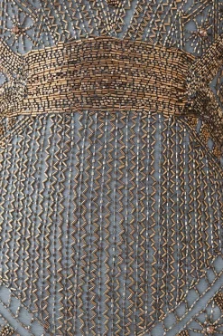 Deals 🤩 Karen Millen Petite Beaded Fringed Woven Maxi 👗 Dress 👍 -Dresses Sales Store bkk08261 sage xl 5