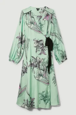 Outlet β Karen Millen Plus Size Floral π¨ Hammered Satin Woven Wrap Midi π Dress π€© 11 Outlet β Karen Millen Plus Size Floral π¨ Hammered Satin Woven Wrap Midi π Dress π€© -Dresses Sales Store bkk08265 green xl 3