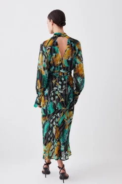 Best reviews of 👍 Karen Millen Petite Metallic Iridescent Column Midi 👗 Dress 🎉 -Dresses Sales Store bkk08991 green xl 2