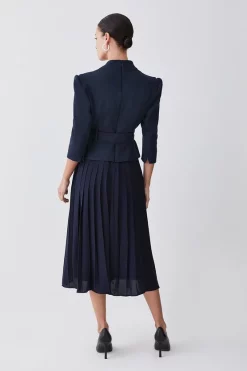 Brand new 𧨠Karen Millen Petite Structured Crepe Forever Pleated Midi π Dress π₯° 12 Brand new 𧨠Karen Millen Petite Structured Crepe Forever Pleated Midi π Dress π₯° -Dresses Sales Store bkk09272 navy xl 2