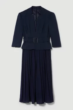 Brand new 𧨠Karen Millen Petite Structured Crepe Forever Pleated Midi π Dress π₯° 13 Brand new 𧨠Karen Millen Petite Structured Crepe Forever Pleated Midi π Dress π₯° -Dresses Sales Store bkk09272 navy xl 3
